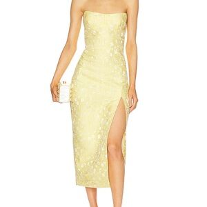 Amanda Uprichard Ivy Dress, Yellow